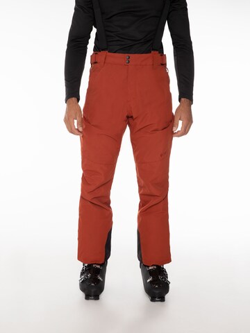PROTEST Regular Workout Pants 'OWENY' in Brown
