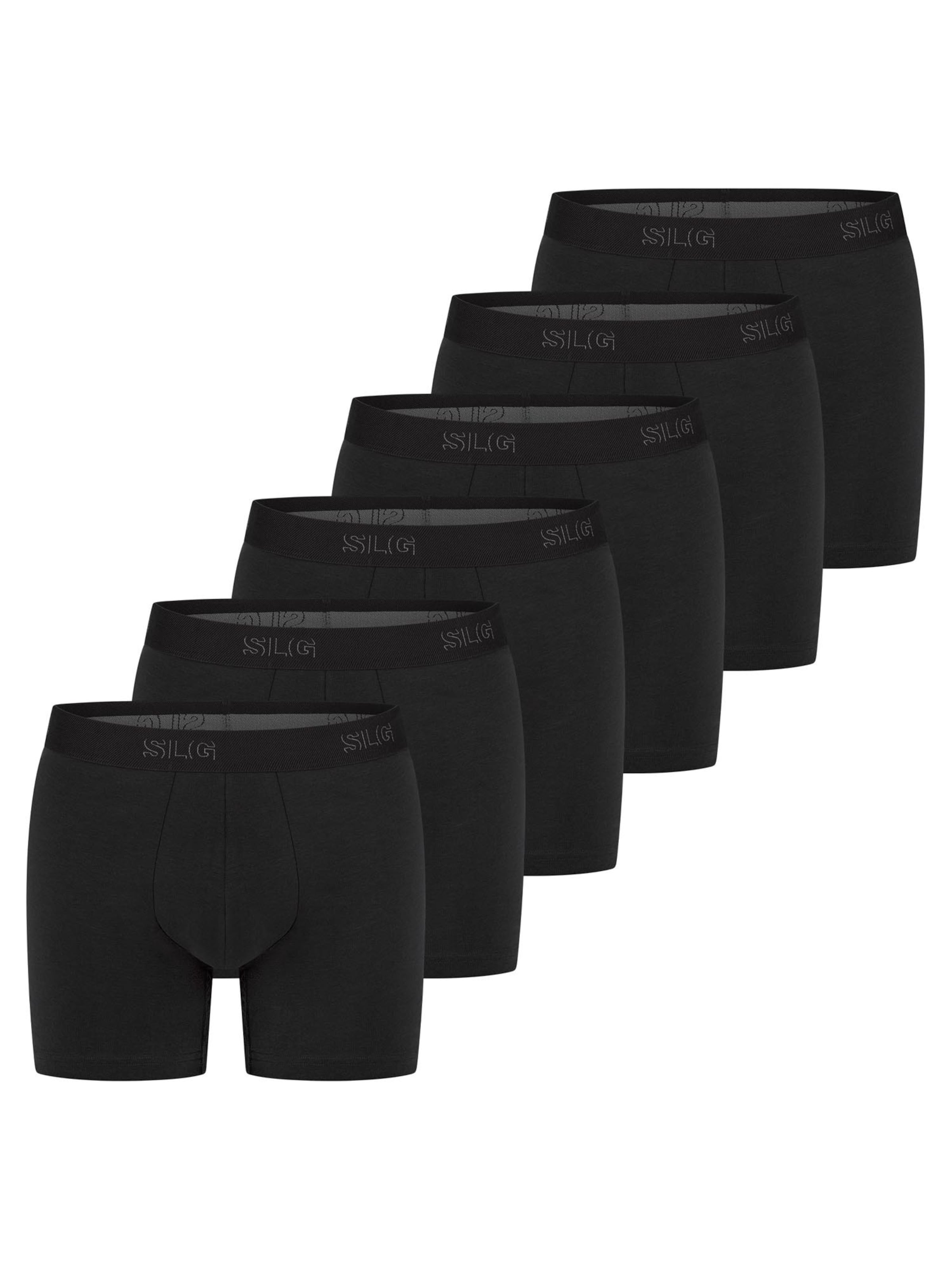 SLOGGI Boxer shorts 'SLG Base' in Black: front