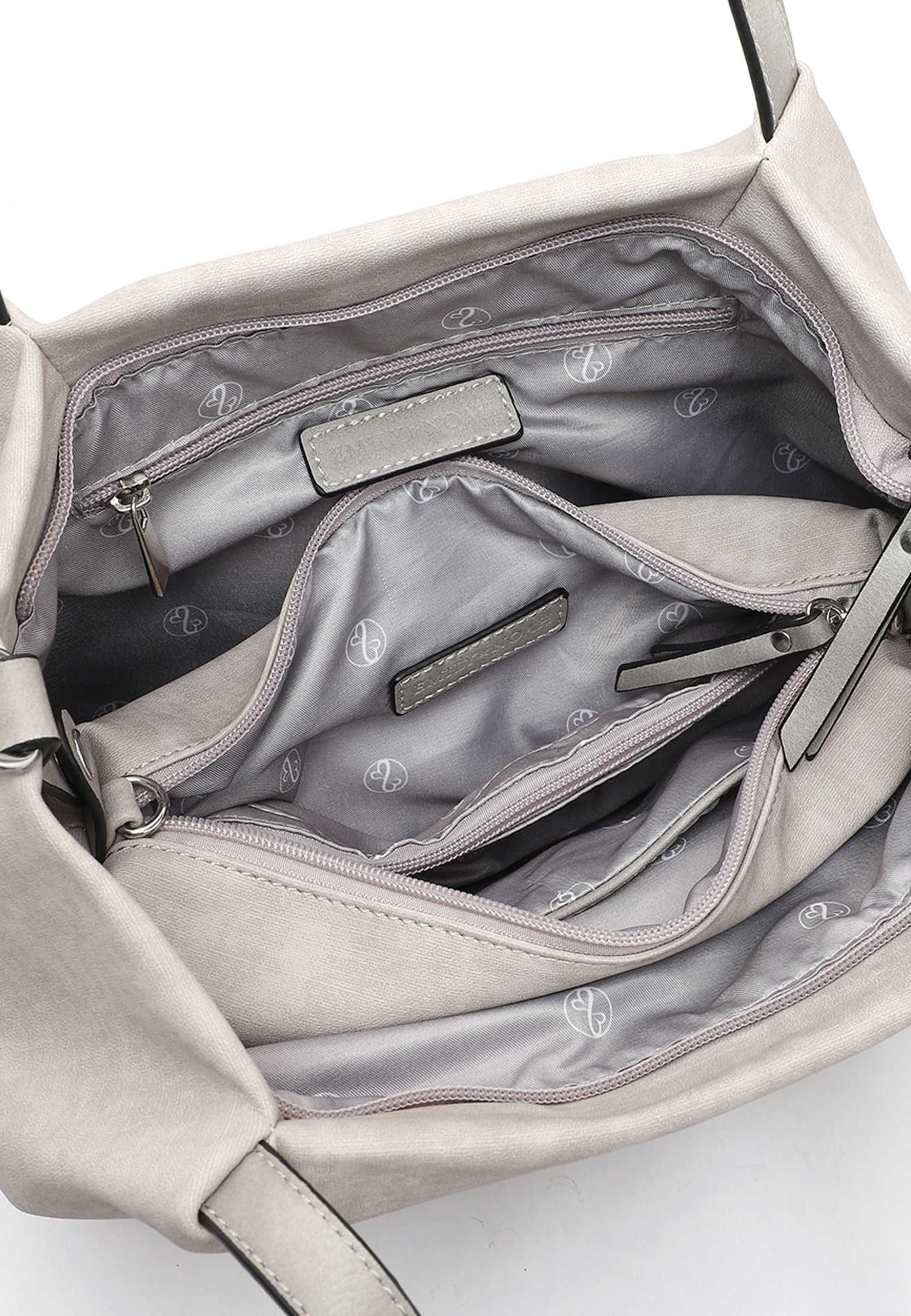 Emily & Noah Shopper táska 'Elke' - szürke