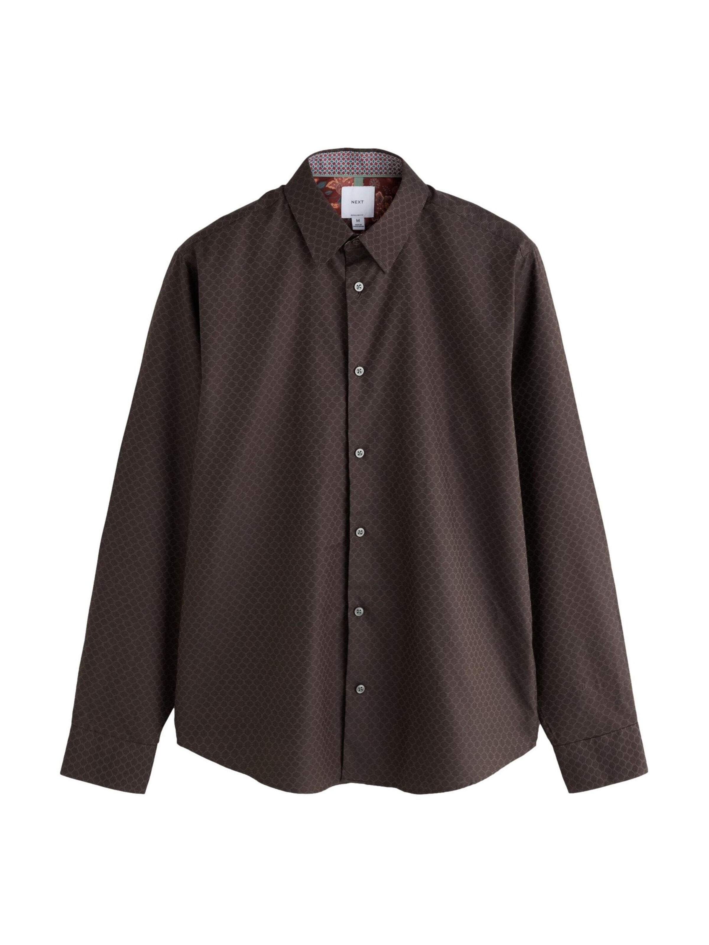 Next Button Up Shirt in Black: front