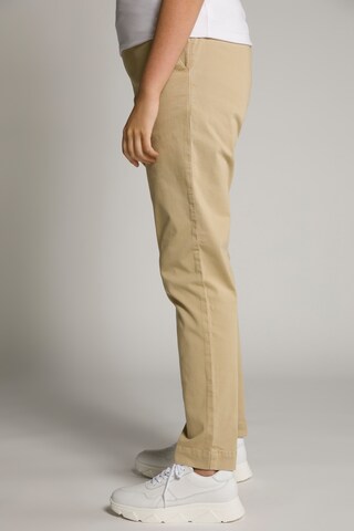 Regular Pantalon chino Ulla Popken en beige