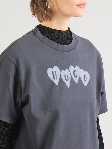 HUGO Majica | črna barva