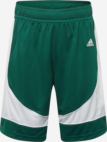 ADIDAS SPORTSWEAR Sportovní kalhoty – zelená: přední strana