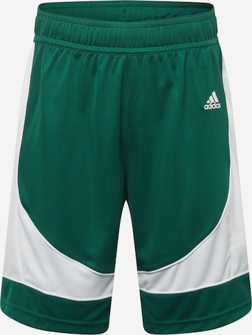 ADIDAS SPORTSWEAR Regular Workout Pants in Green: front