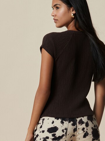 T-shirt Next en marron