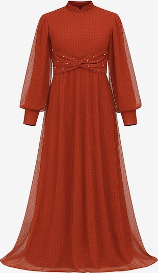 MODAMIHRAM Kleid in dunkelrot, Produktansicht