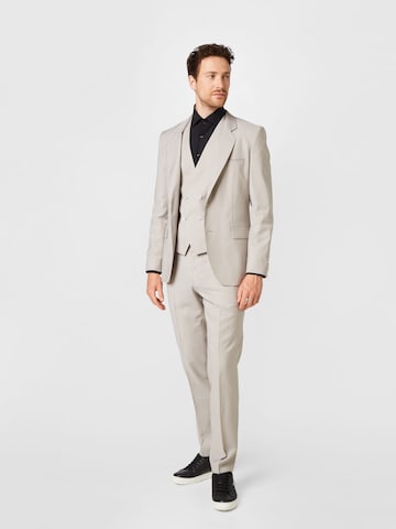 HUGO Red - Slimfit Traje 'Arti' en beige