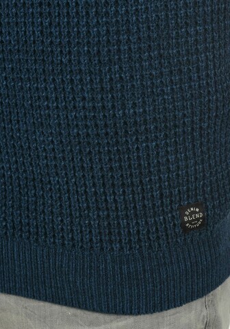 BLEND Rollkragenpullover 'Carrizo' in Blau