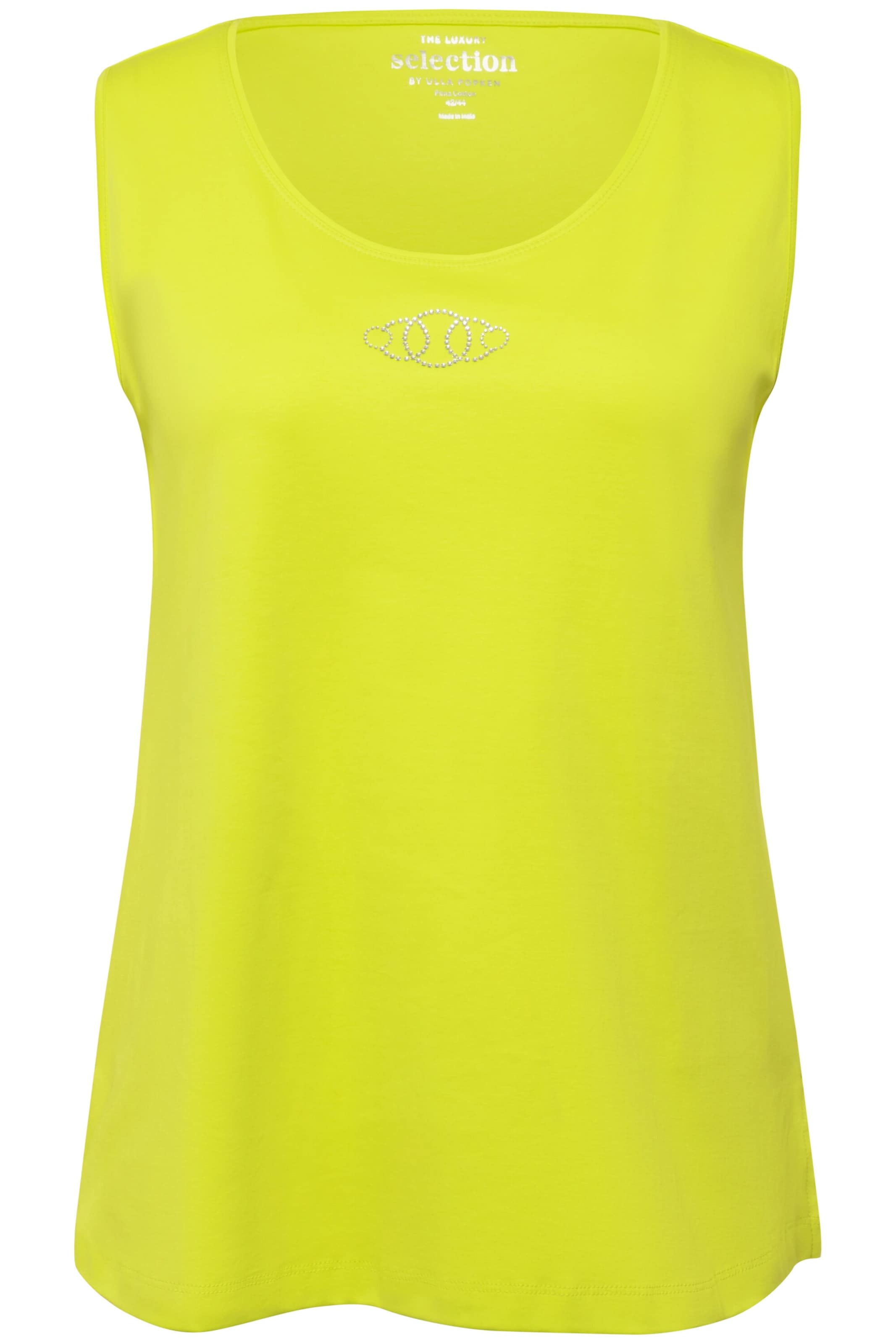 Ulla Popken Top in Geel: voorkant