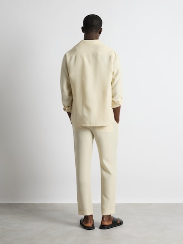 Burocs Regular fit Button Up Shirt in Beige
