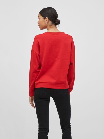 VILA Sweatshirt 'RUST' in Red