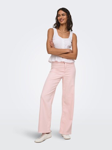 JDY Loosefit Hose 'JDYIris' in Pink: Vorderseite