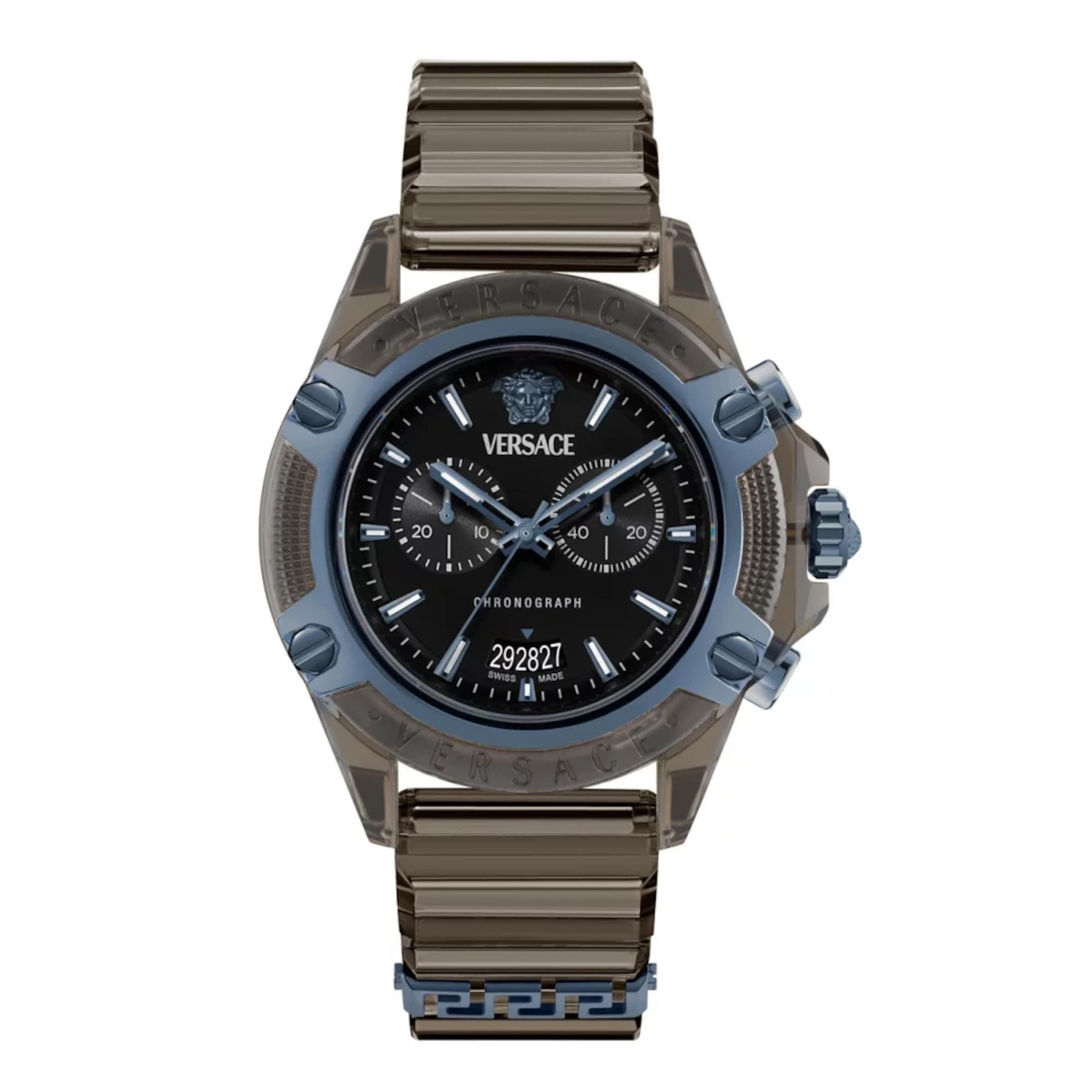 VERSACE Uhr in Braun: Vorderseite