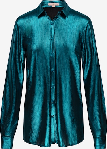 Moda Minx Strandbluse 'Shimmering Lights' in Blau: Vorderseite