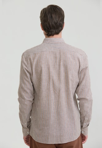 Felix Hardy Regular Fit Forretningsskjorte i brun