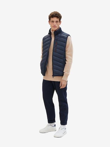 Gilet TOM TAILOR en bleu