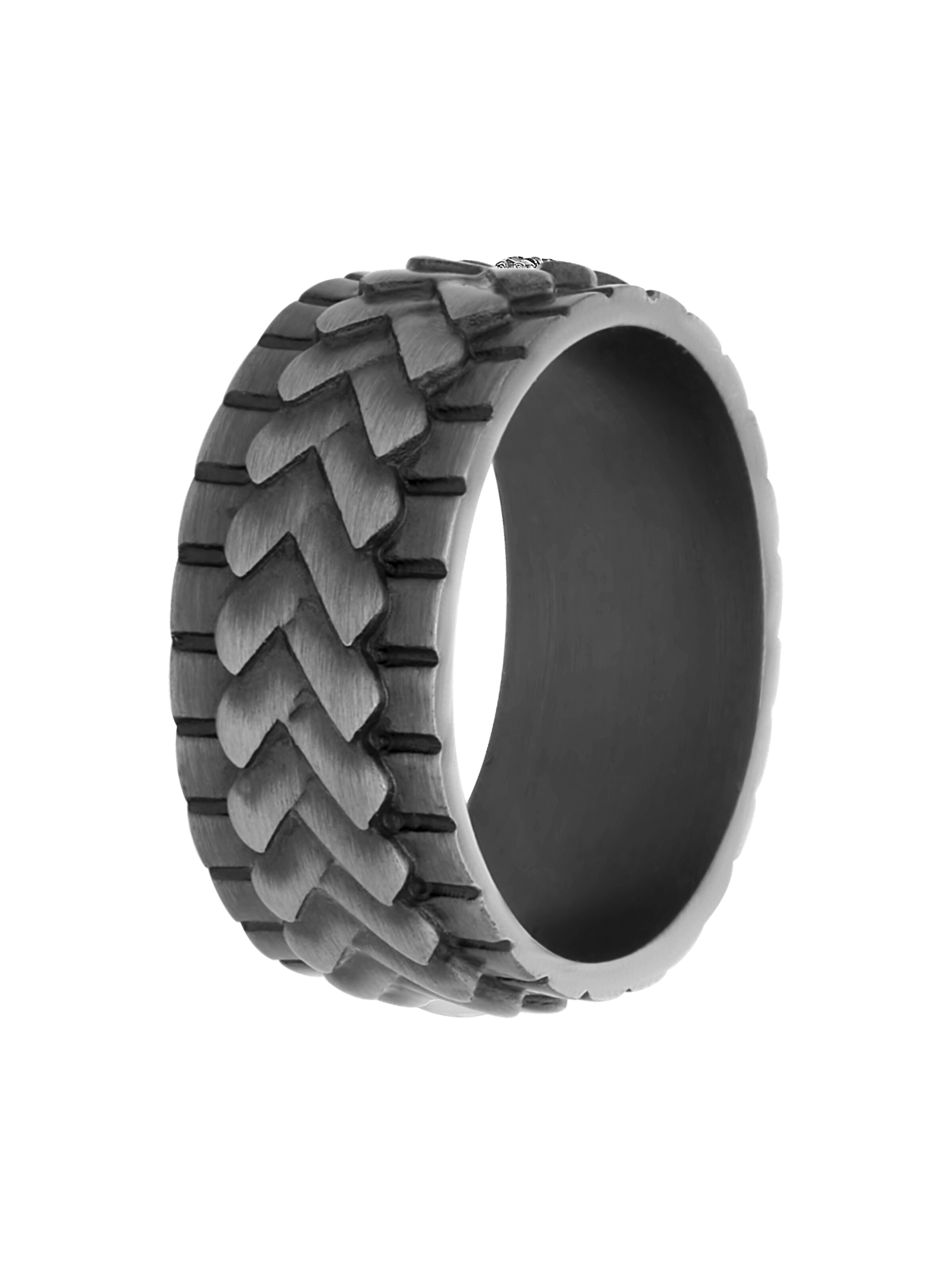 Lucardi Ring in Silber: Vorderseite