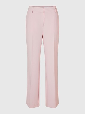 Regular Pantalon à plis SELECTED FEMME en rose