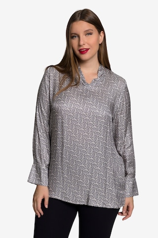 Ulla Popken Blouse in Grey: front