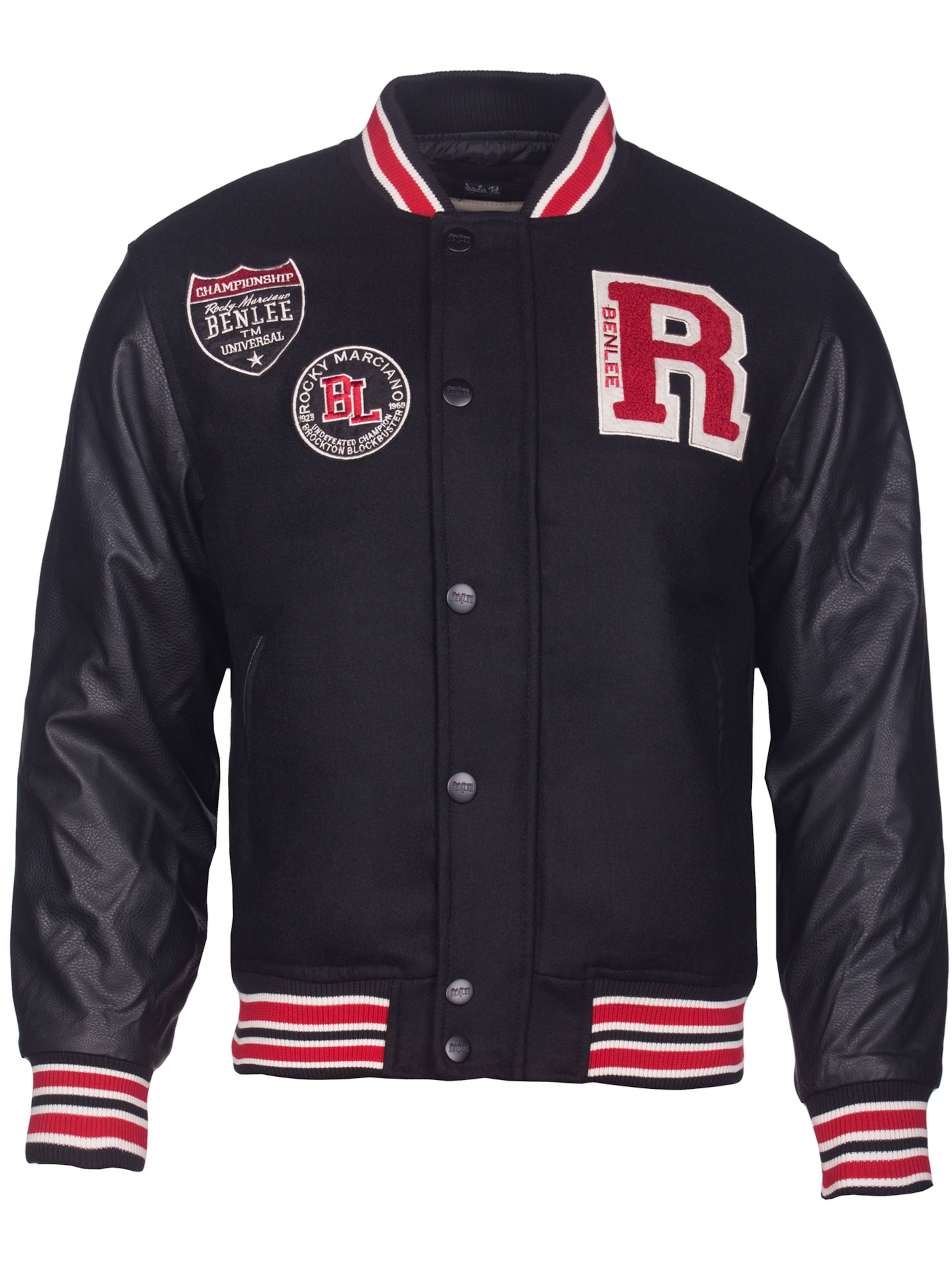 Benlee Športna jakna | črna barva: sprednja stran