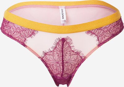 Dora Larsen Slip en jaune / baie / rose, Vue avec produit
