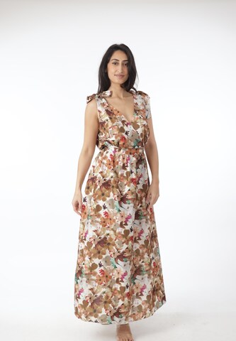 Elara Summer dress in Brown