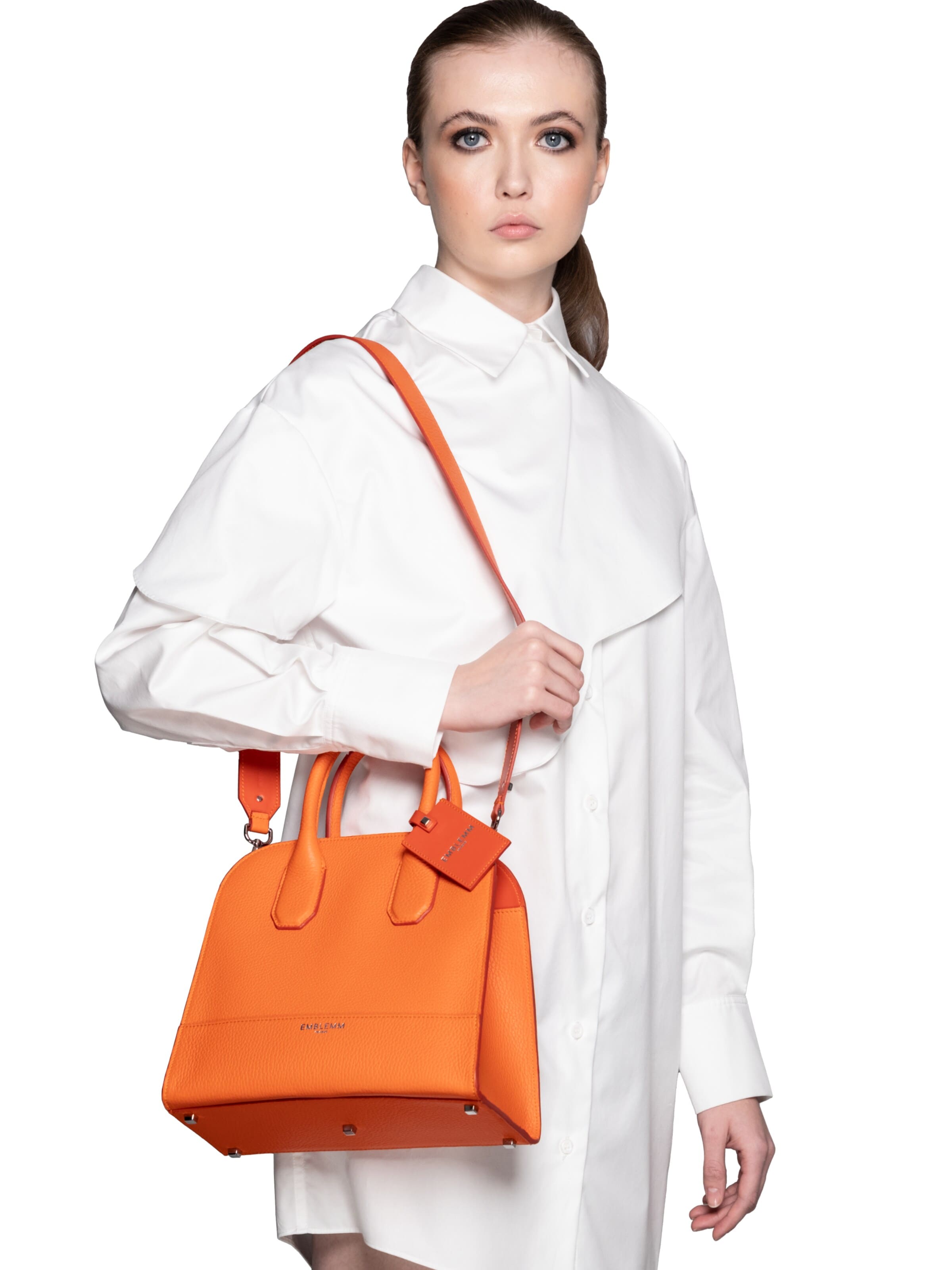 EMBLEMM Handtasche 'The Tone Bag'‌‌‌‌ in Orange: Vorderseite