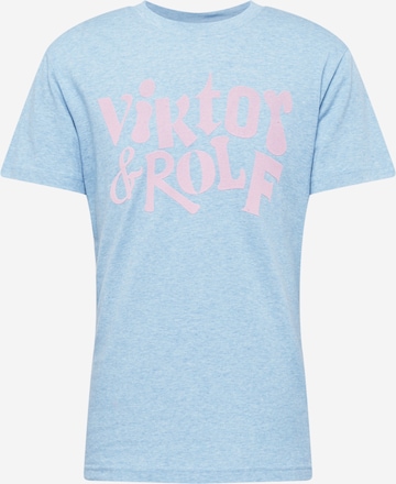 Tricou de la Viktor&Rolf pe albastru: față