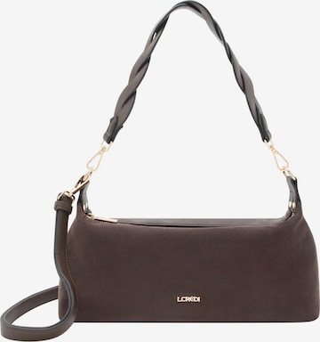L.CREDI Shoulder bag 'Resi' in Brown: front