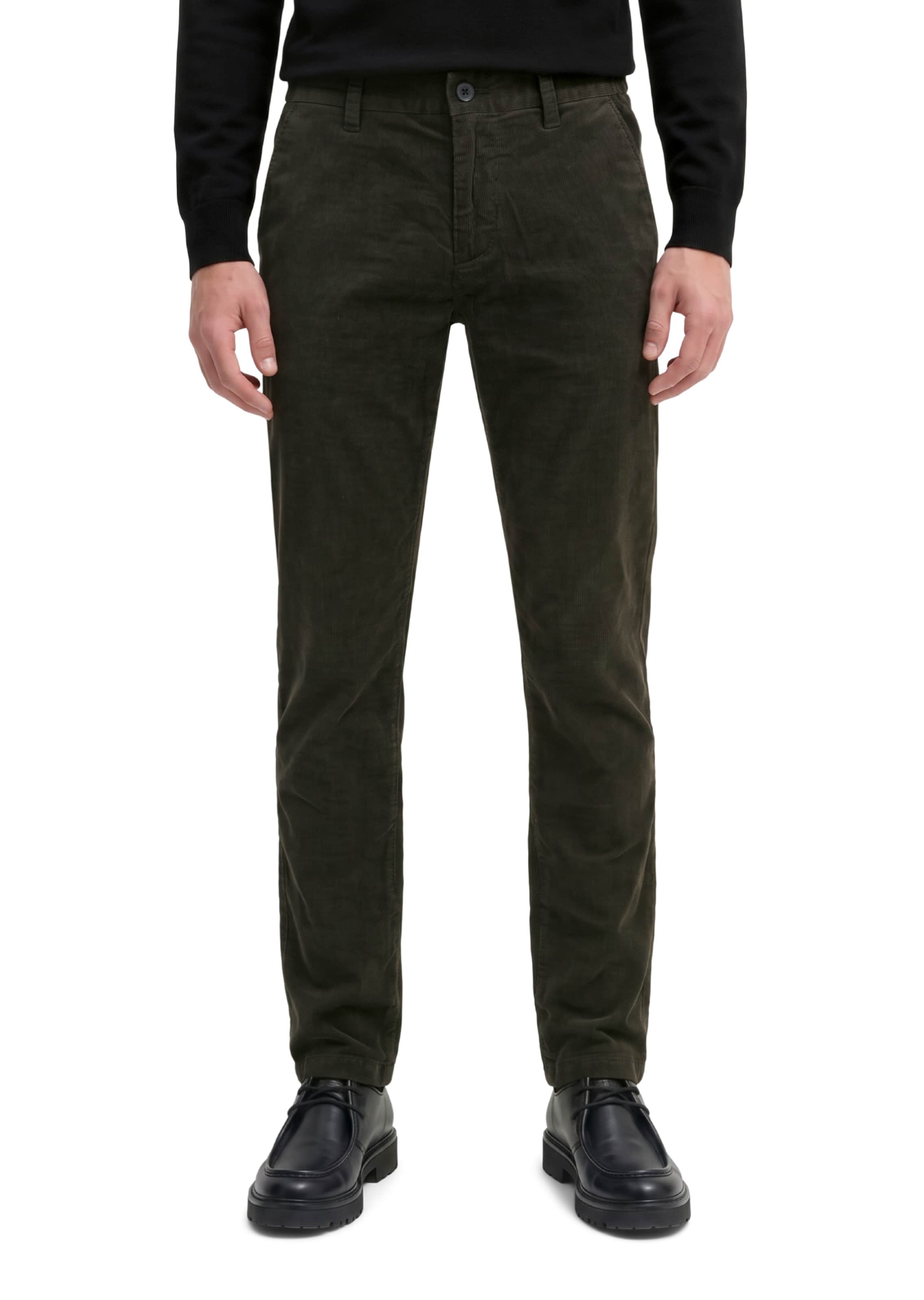 Regular Pantalon 'Stig' Marc O'Polo en gris : devant