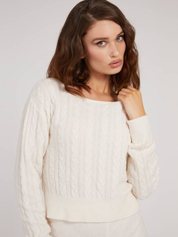 GUESS Sweater 'TANYA' in White: front