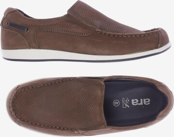 ARA Flats & Loafers in 40 in Brown: front