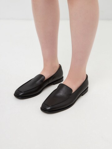 CESARE GASPARI Slipper in Schwarz