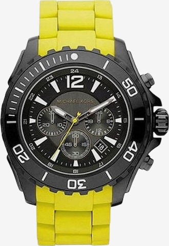 Orologio analogico di Michael Kors in giallo: frontale