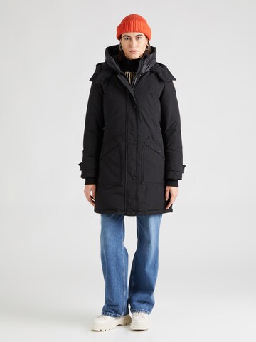 s.Oliver Winterparka in Zwart