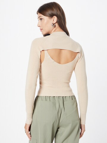 JDY Sweater 'Sibba' in Beige