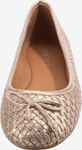 GEOX Ballet Flats 'Palmaria' in Gold