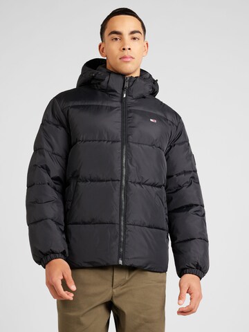 Veste d’hiver 'ESSENTIAL' Tommy Jeans en noir : devant