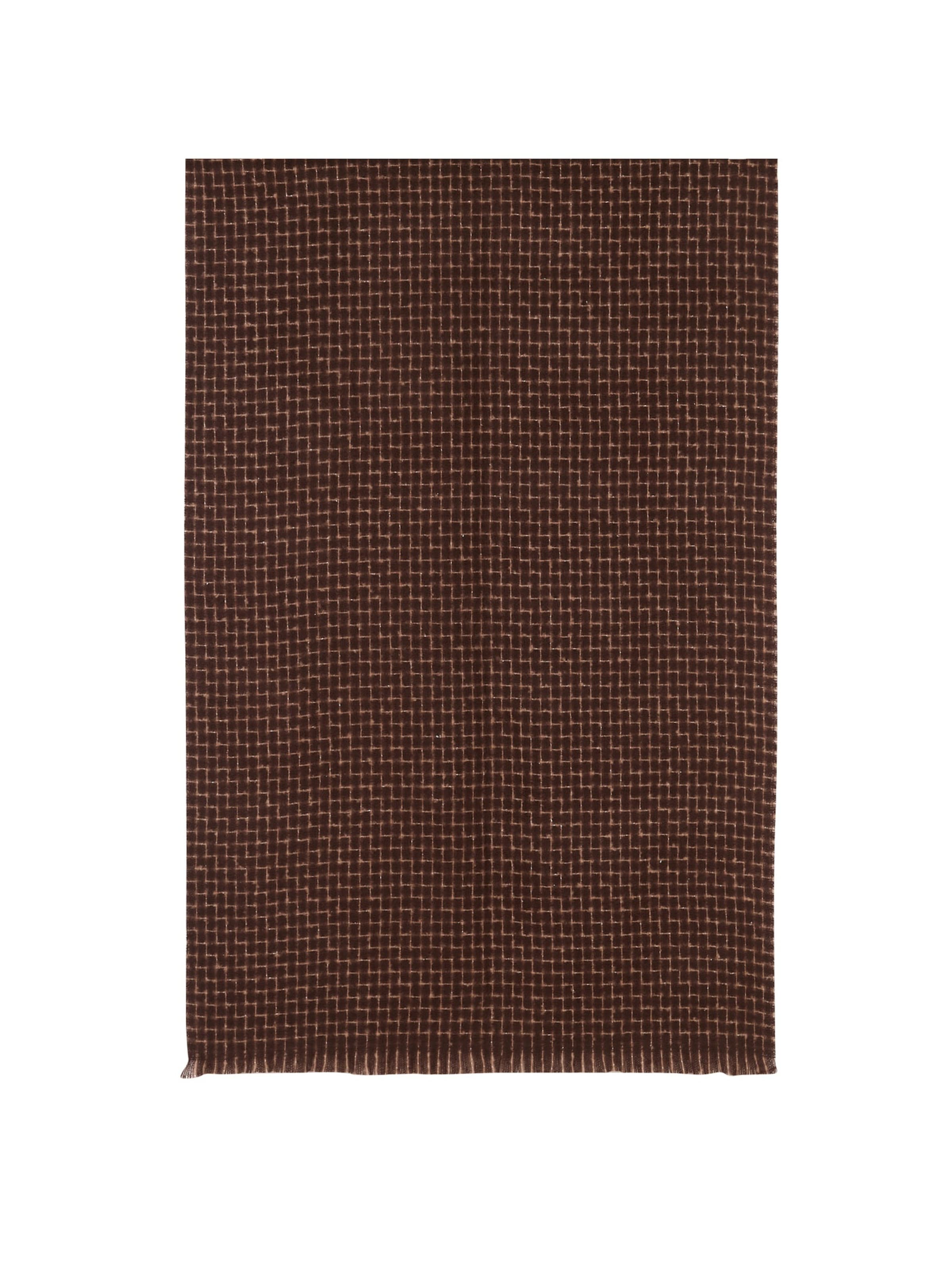 Maison 123 Schal 'Talia' in Braun: Vorderseite