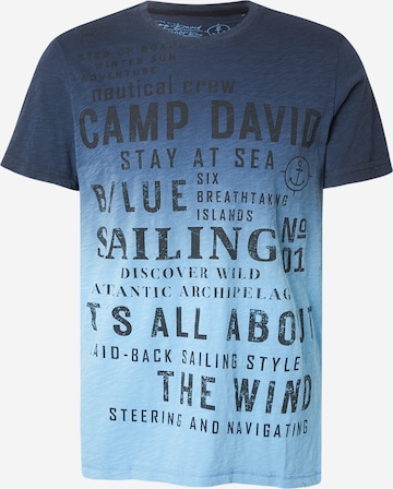 CAMP DAVID Paita värissä sininen: etupuoli