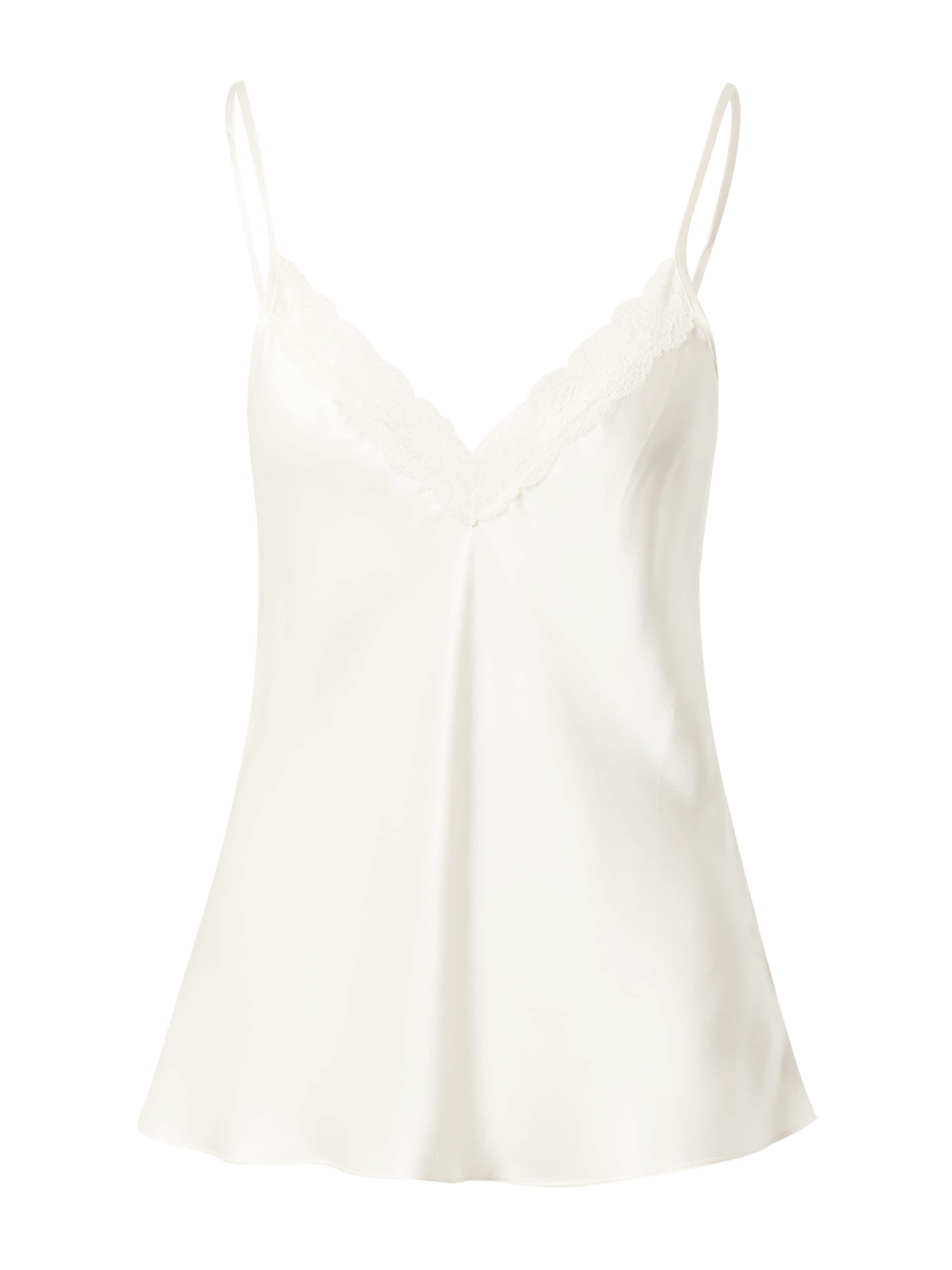 ETAM Pajama Shirt in White: front