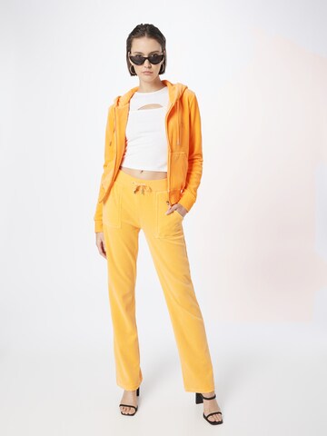 Juicy Couture Black Label Zip-Up Hoodie 'ROBERTSON' in Orange
