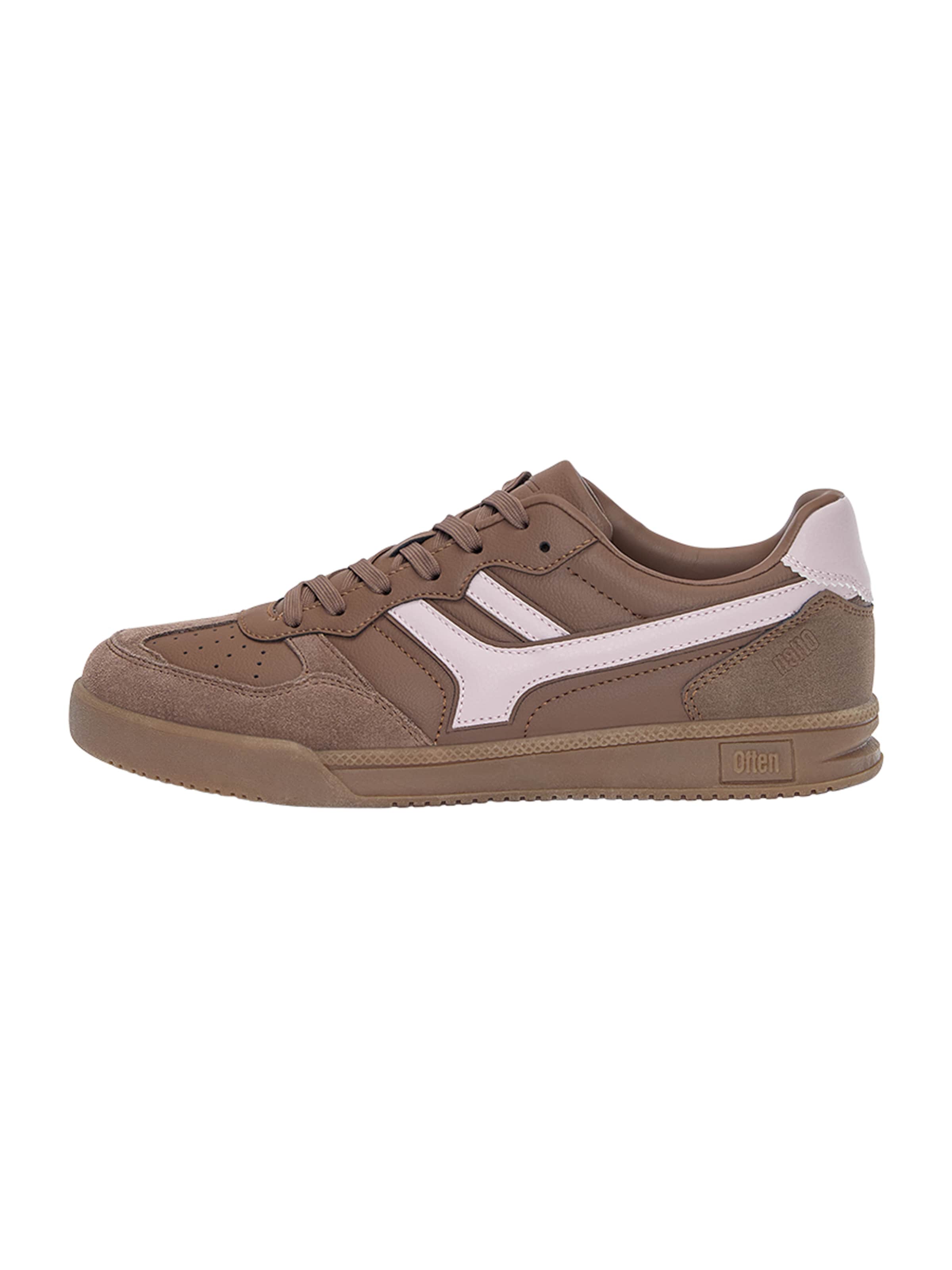 Pull&Bear Platform trainers in Brown