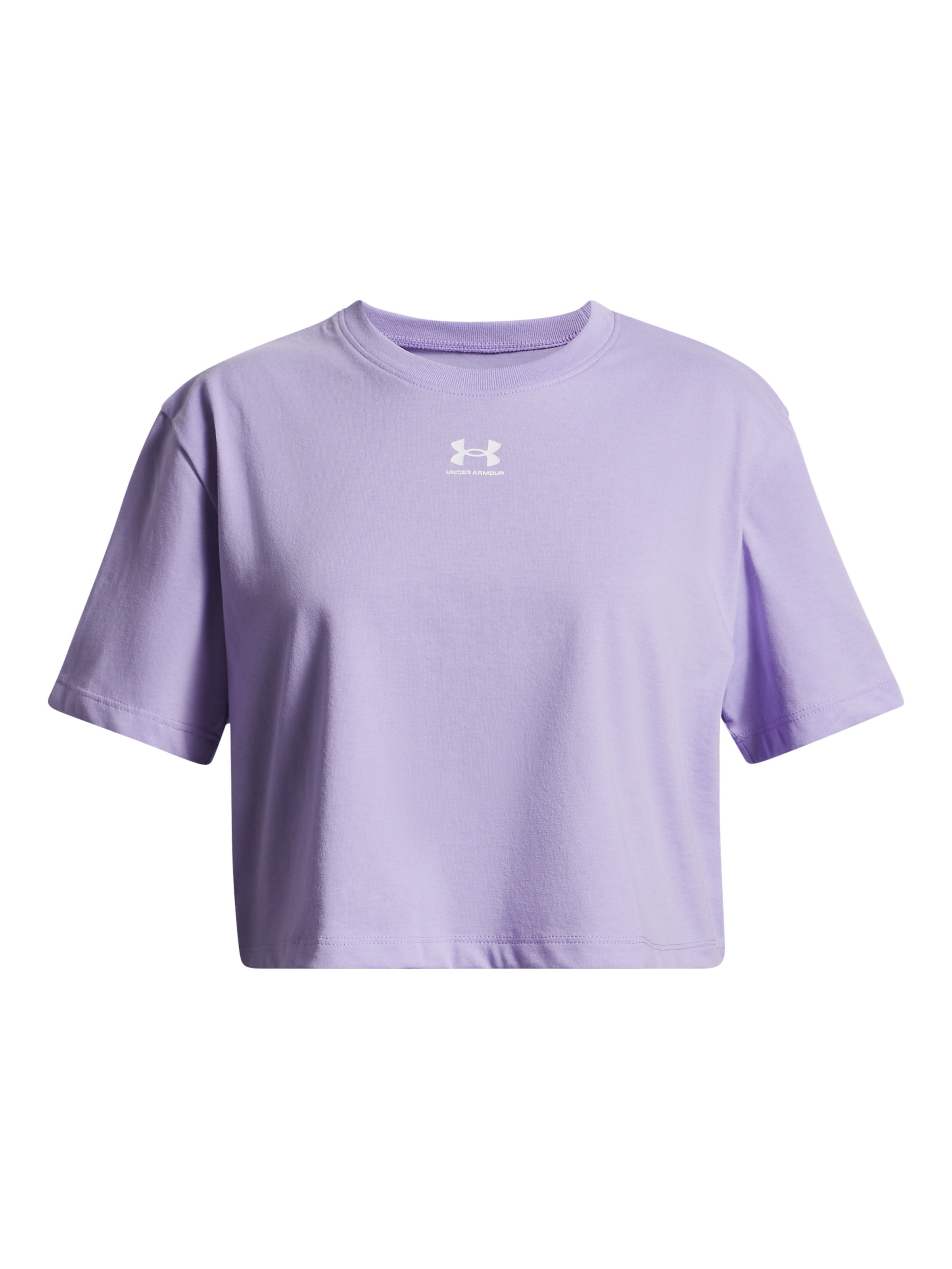 UNDER ARMOUR Functioneel shirt 'UA Rival SS' in Lila: voorkant