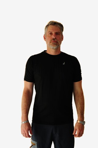 Joluvi Performance Shirt 'Shock' in Black: front