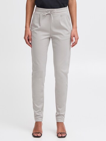 ICHI Tapered Hose 'KATE PA2' in Grau: Vorderseite