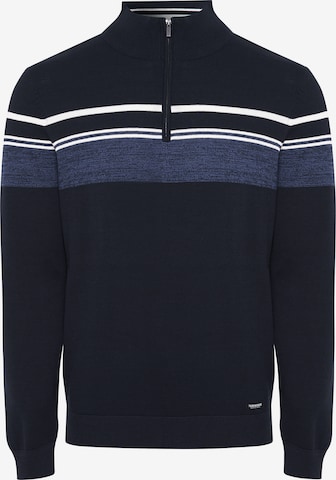 Threadbare Sweater 'Bradley' in Blue: front