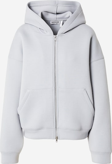 WEEKDAY Collegetakki 'Scarlet' koossa XS värissä vaaleanharmaa, Tuotenäkymä