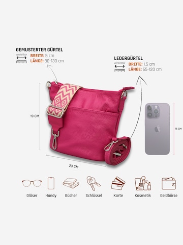Adel Bags Skuldertaske 'Lina' i pink
