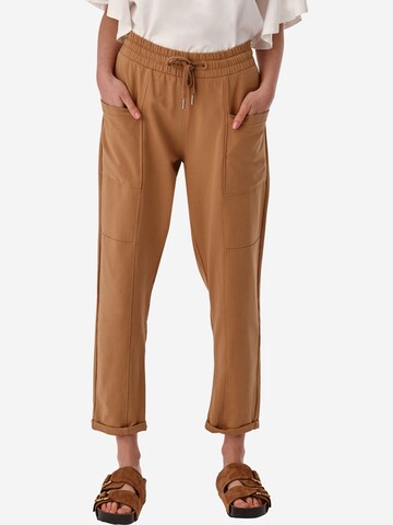 Regular Pantalon 'Muse' TATUUM en marron : devant